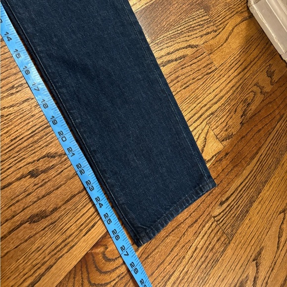 BLDWN | Two-Tone Vintage Straight Leg Crop Cotton Enigma Jeans Sz 24 - Picture 11 of 11